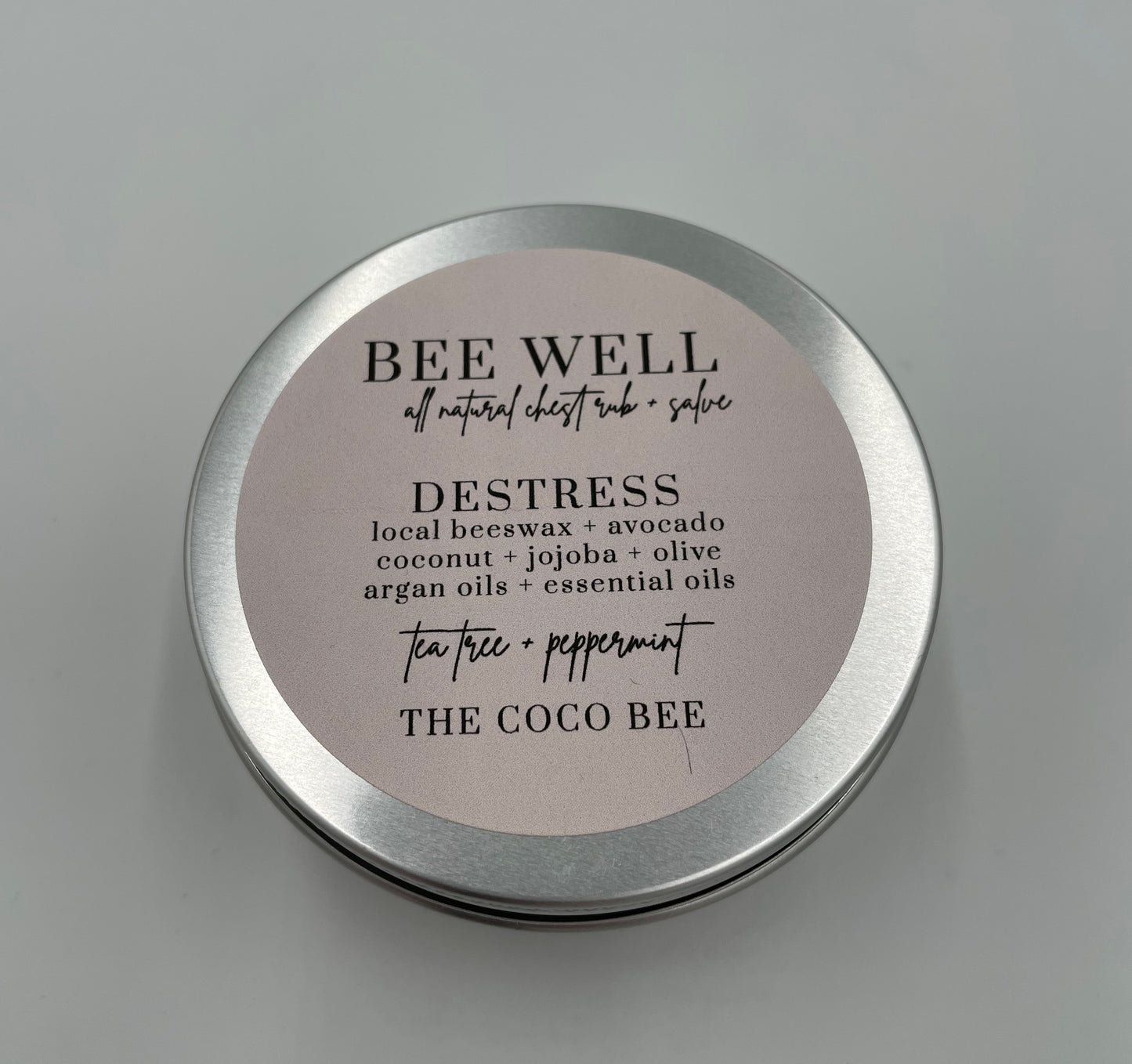 The Coco Bee Destress Salve 4oz Tin